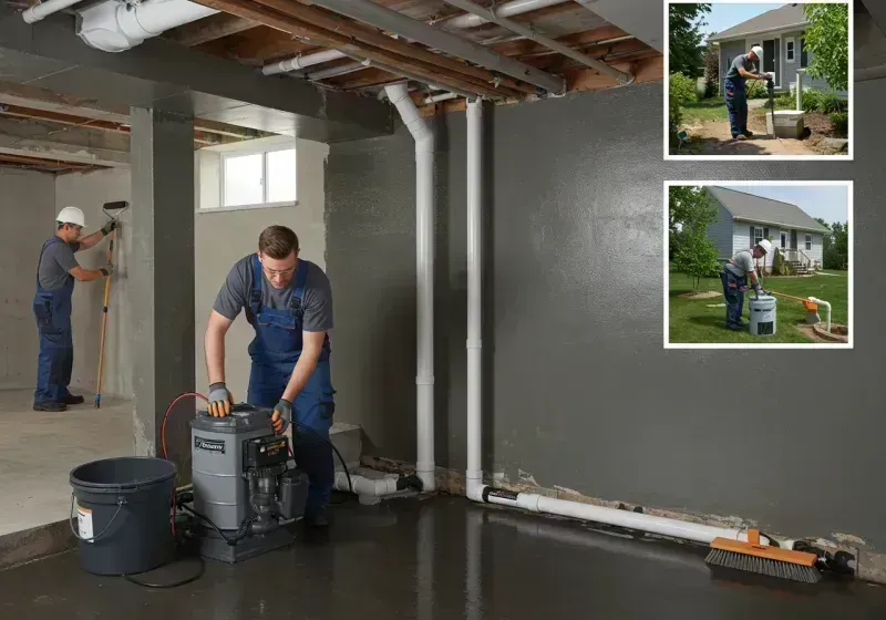 Basement Waterproofing and Flood Prevention process in Schererville, IN